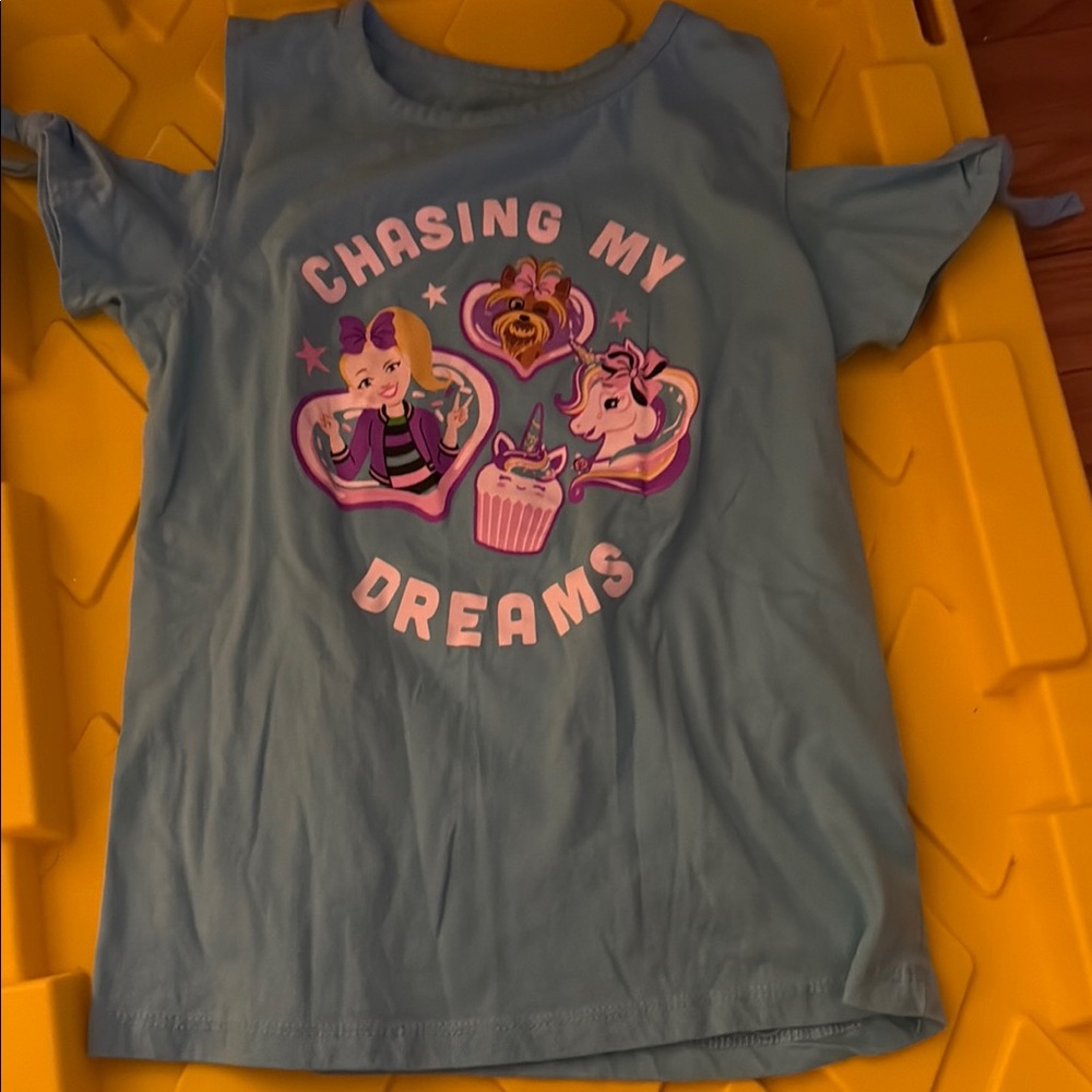 Kids Blue Graphic T-Shirt